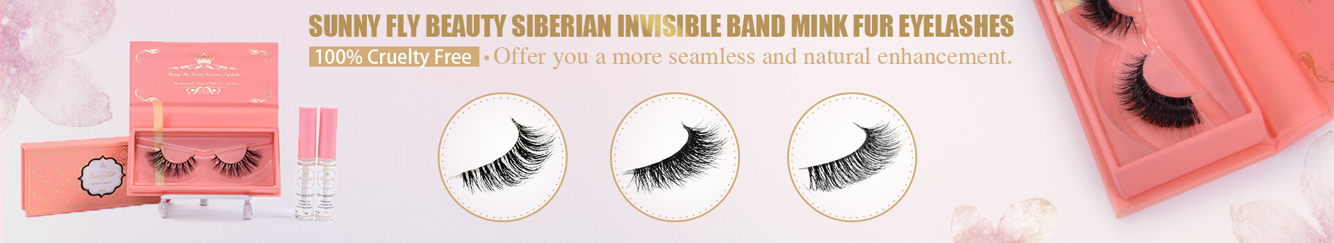 Invisible Band Mink Lashes MT05
